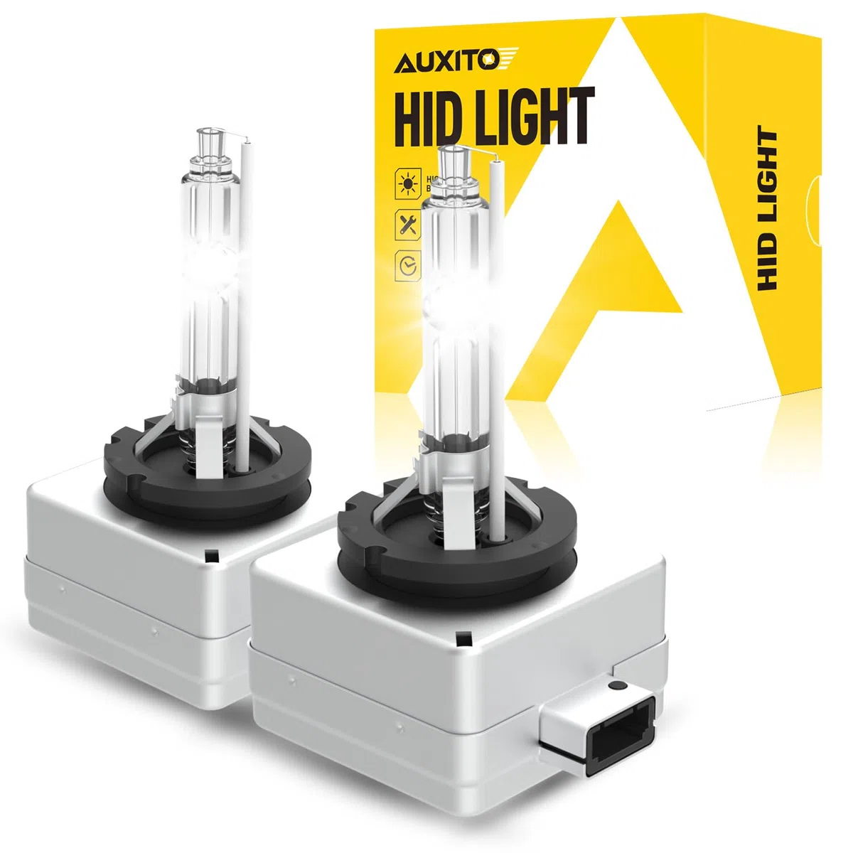 AUXITO D3S Xenon Brenner, +600% höhere Helligkeit, bis 6000K Kaltweiß