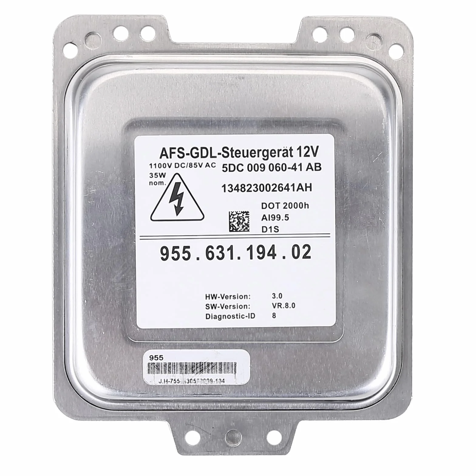 Xenon 4300K Cool White, 5DC00928500 für Porsche Cayenne 2007-2010 HID Scheinwerfer Vorschaltgerät Modul 95563119401 95563119402 35W 85V Xenon Headlight Control Unit